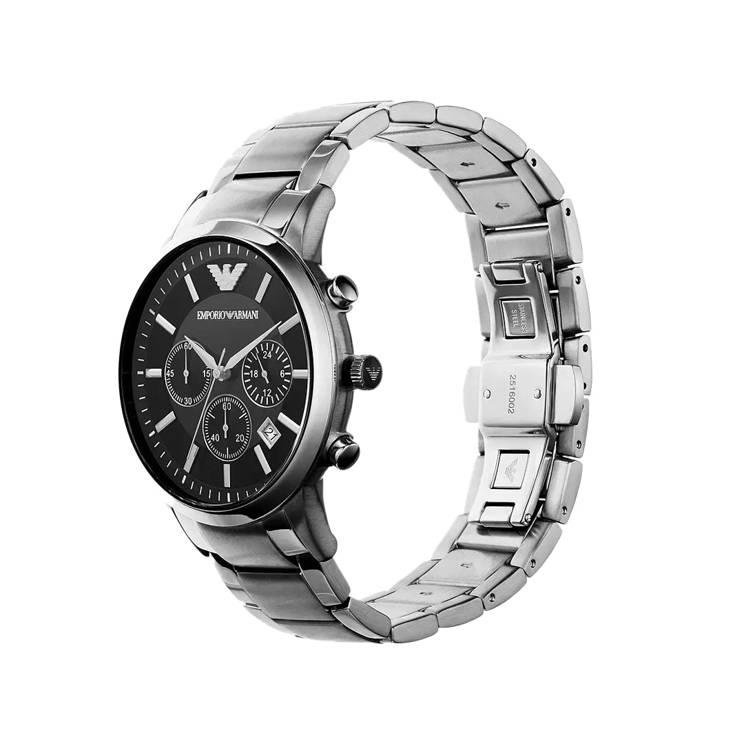 Armani Men's Classic Stainless Steel Watch - Timeless Elegance