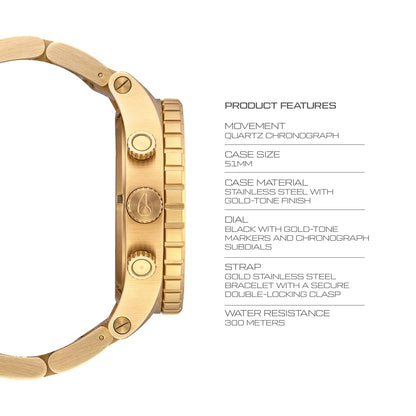 Gold & Black Nixon