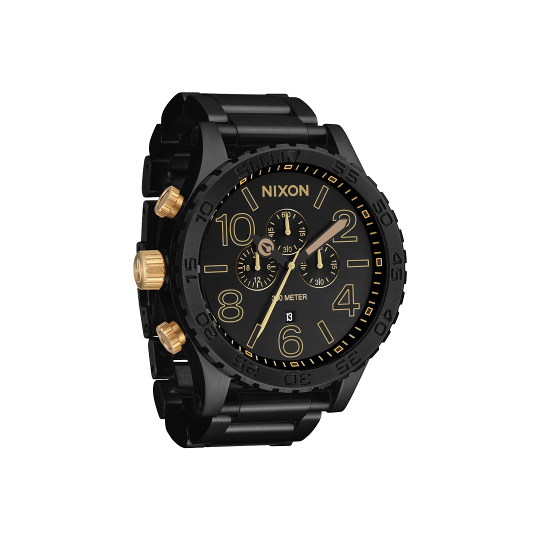 Black & Rose Gold Nixon